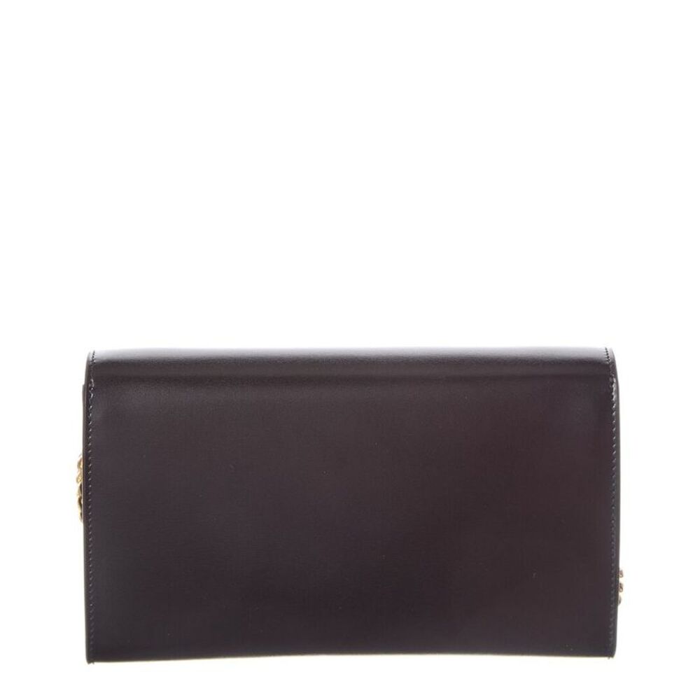 Celine Envelope Leather Wallet On Chain, Black - Picture 2 of 4